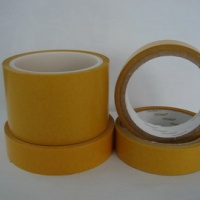 PET薄膜夹心双面胶粘带厂家 PET高透明双面胶厂家