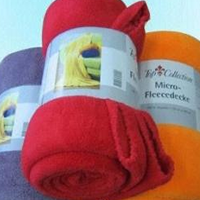 供应100%涤纶双面绒毯子