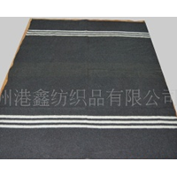 供应再生料的各种彩条拉毛毯