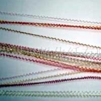 供应彩色弯曲丝(弹簧纱、格林丝、克林丝)