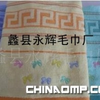 河北高阳全棉纯棉提花浴巾 礼品浴巾 蝴蝶浴巾 批发