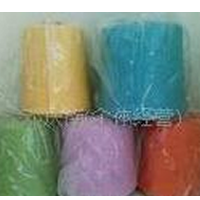 供应32支纯涤大红双股线