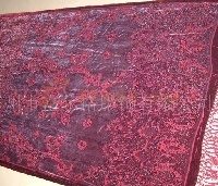 供应真丝烂花绒毯子