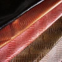 供应 鳄鱼纹亮面箱包革