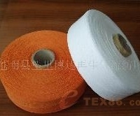 6-10漂白、桔黄再生棉纱