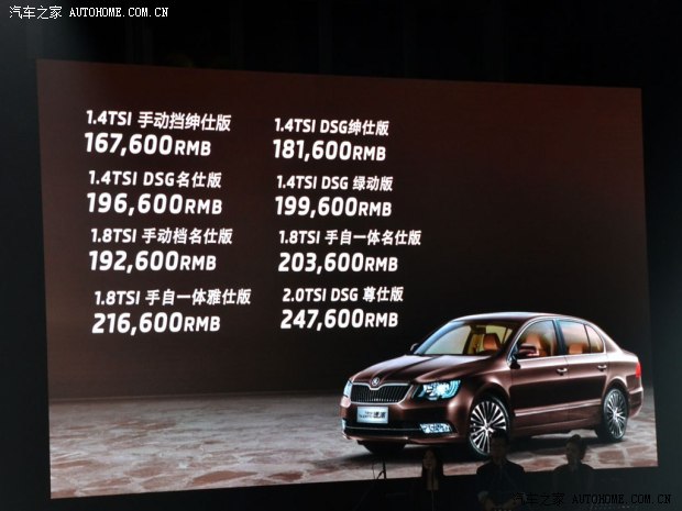 斯柯达上海大众斯柯达速派2013款 2.0TSI DSG尊仕版