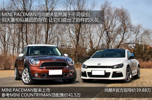 MINI PACEMAN/大众尚酷R对比选购 近价之选