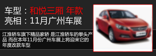 江淮和悦首款SUV-S30曝光 9款新车将上