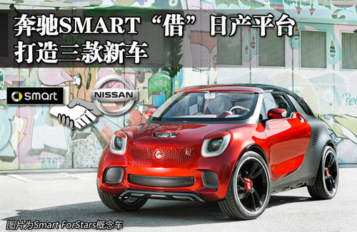 奔驰Smart“借”日产平台 打造三款新车
