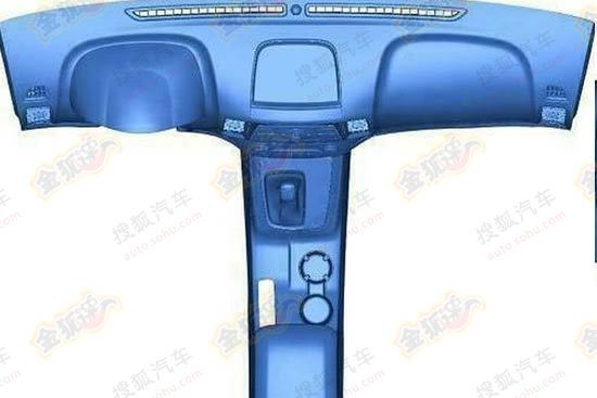 疑似福田全新硬派SUV车型U201内饰申报图