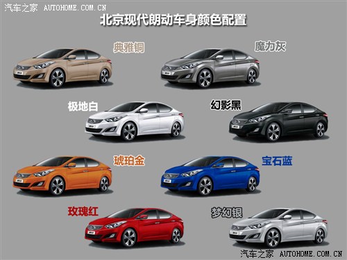 现代 北京现代 朗动 2012款 1.8l 自动尊贵型