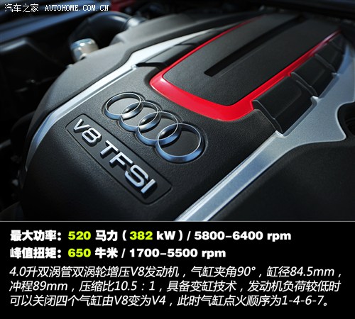 奥迪奥迪(进口)奥迪s82013款 s8 4.0tfsi quattro