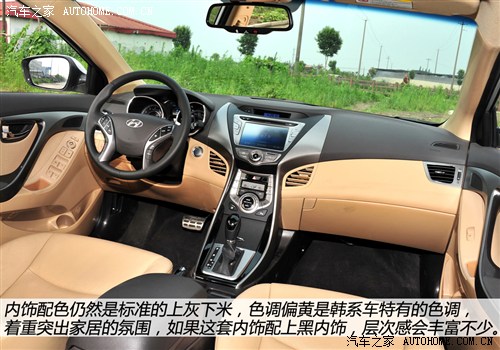 现代 北京现代 朗动 2012款 1.8l 自动尊贵型