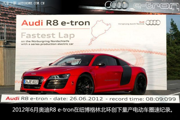 奥迪奥迪(进口)奥迪R82012款 e-tron