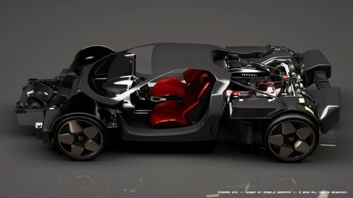 Enzo继任者 法拉利GTE概念车预展F70