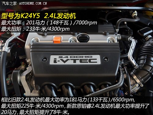 本田东风本田思铂睿2013款 2.4l type-s 本田东风本田思铂睿2013款 2.4l type-s