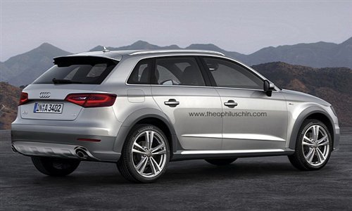 奥迪A3 allroad quattro效果图曝光 汽车之家