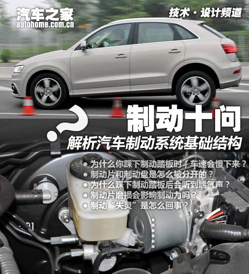 制动十问 解析汽车制动系统基础结构 汽车之家