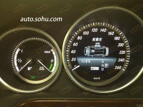 北京奔驰E400L型曝光　配3.0T混动发动机