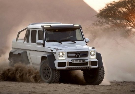 奔驰G63 AMG 6x6官图发布 起售价284万元