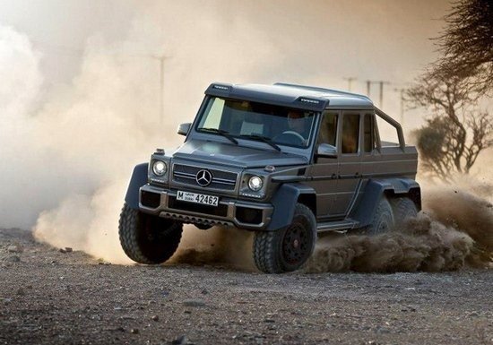 奔驰G63 AMG 6x6官图发布 起售价284万元