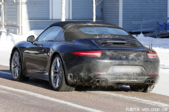 保时捷全新911 Targa谍照曝光 全景车顶