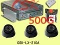 车载硬盘录像机四路H.264车载监控DVR