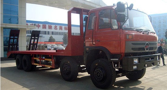 楚风前四后八挖机平板运输车1