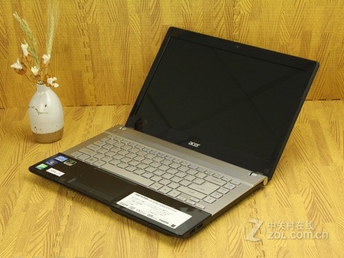 Acer V3黑色 外观图