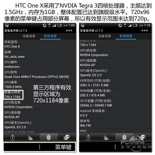 HTC One X性能