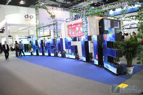 InfoComm2011 科视展PDP拼接墙系统