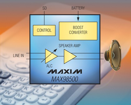 升压型2.2W D类扬声器放大器