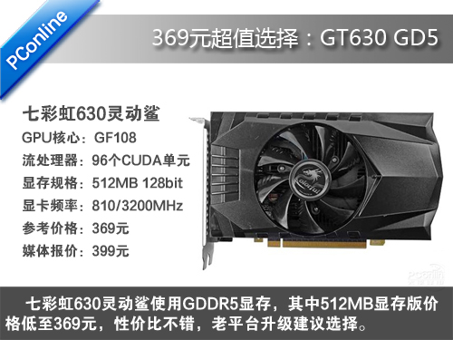 七彩虹GT630