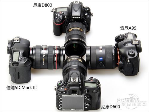 大激斗！全幅单反5D3/D800/A99/D600横评