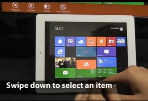 iPad上装Win8 远程操控应用