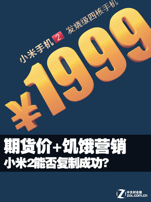 期货价+饥饿营销 小米2能否复制成功?