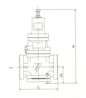 GP-1000减压阀尺寸图