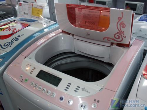 超可爱造型小天鹅粉色波轮洗衣机促销