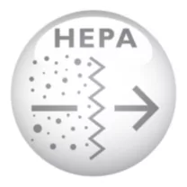 HEPA 过滤网对排出空气具有绝佳的过滤效果