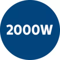 2000 瓦马达，可产生最大 450 瓦吸力