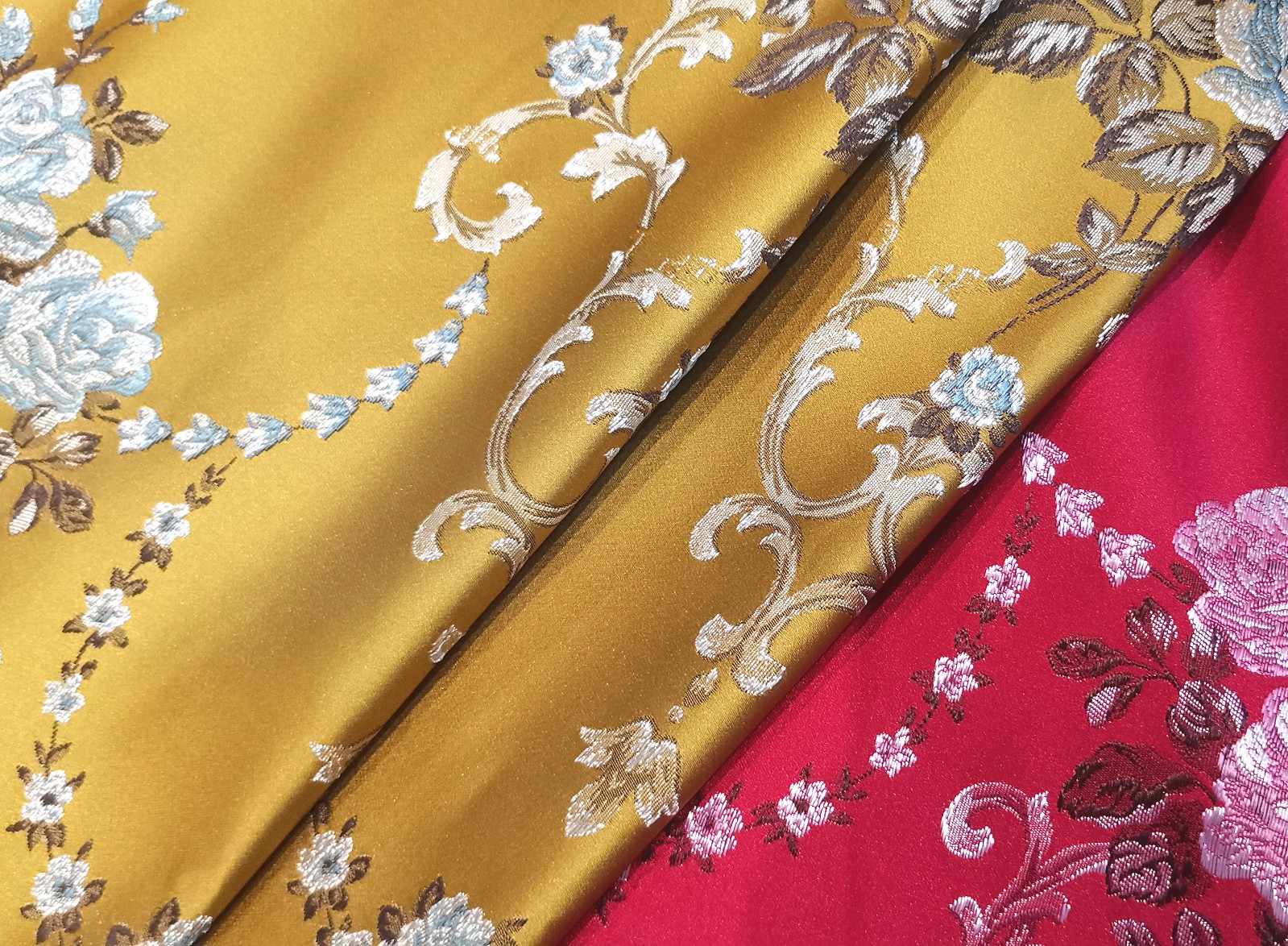 COTV直播-海宁市红枫叶纺织有限公司专业生产销售各种提花布，风格多样，欢迎大家光临！