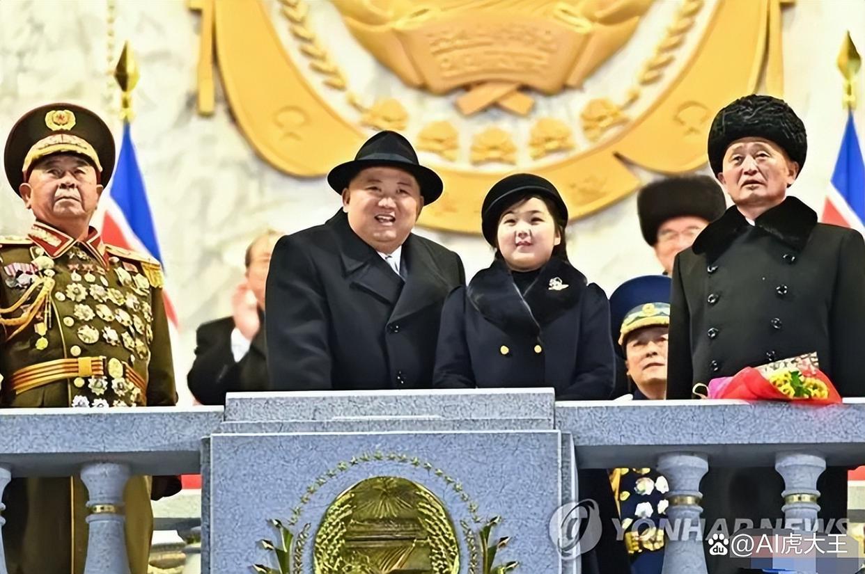 朝鲜75周年阅兵：金正恩女儿露面，金正恩女儿的出现意味着什么