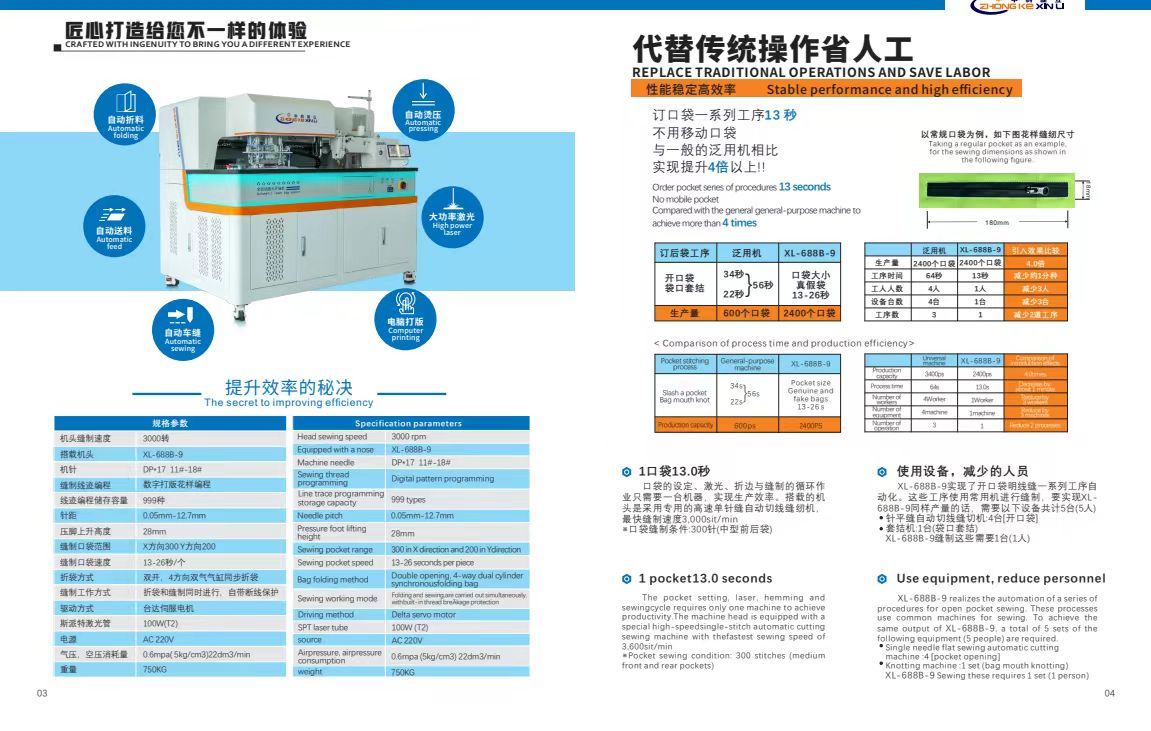 COTV全球直播-新立（浦江）自动化科技有限公司专业研发生产全自动激光开袋机系列自动化缝纫设备产品，操作简便、自动化程度高，欢迎大家光临！