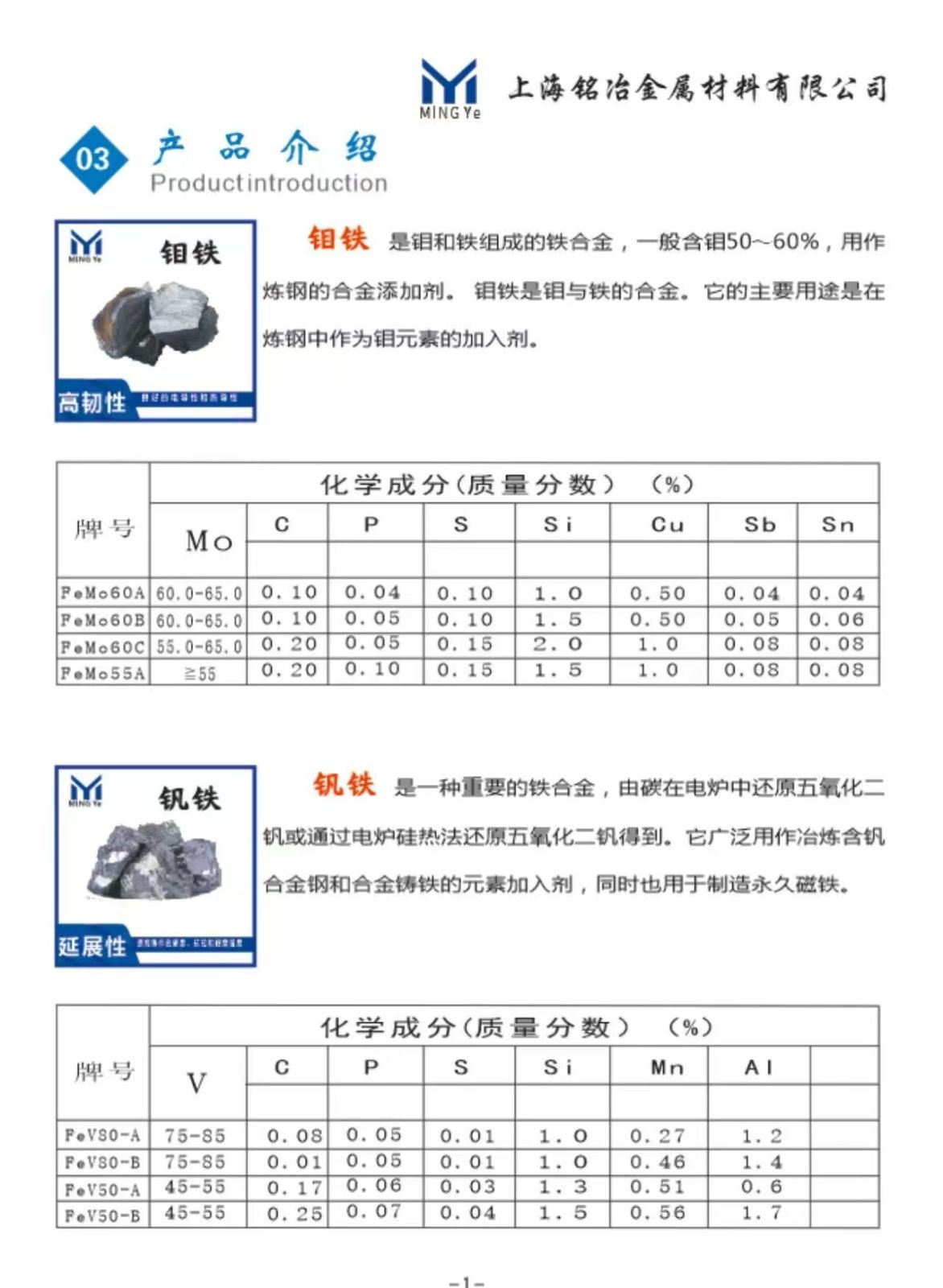 COTV全球直播-上海铭冶金属材料有限公司、河北佰江金属材料科技有限公司专业经营钨铁、钼铁、钒铁、铌铁、纯钨、纯钼、纯钛、电解铜、电解钴、纯镍粉等各种冶金铸造材料，欢迎大家光临！