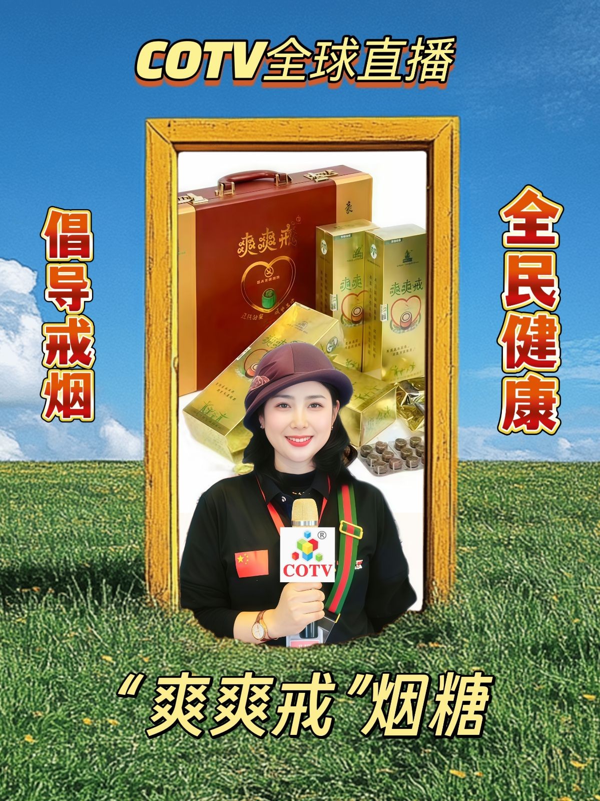 COTV全球直播-东阳市苍健医药有限公司专业研发生产：“苍健”、“爽爽戒”戒烟糖、食用“乌头糕”系列健康养生产品，欢迎大家光临！