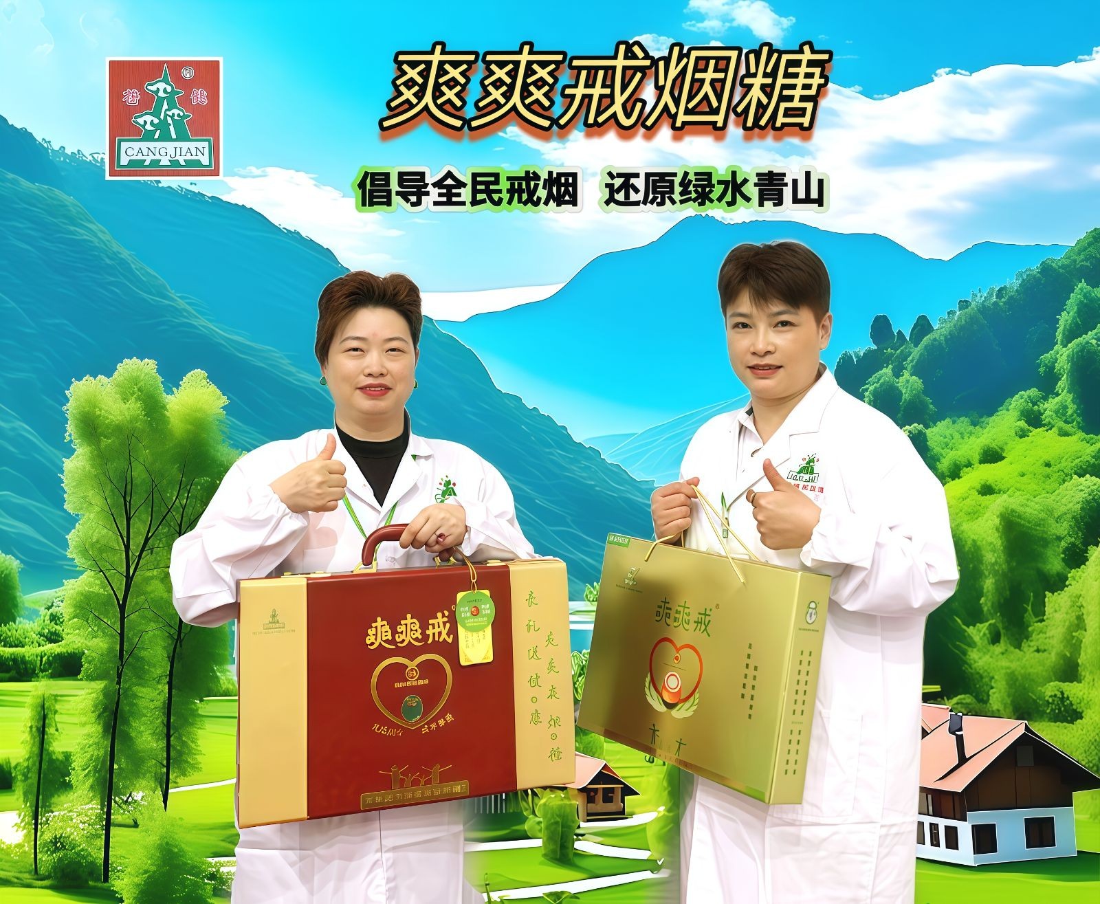 COTV全球直播-东阳市苍健医药有限公司专业研发生产：“苍健”、“爽爽戒”戒烟糖、食用“乌头糕”系列健康养生产品，欢迎大家光临！