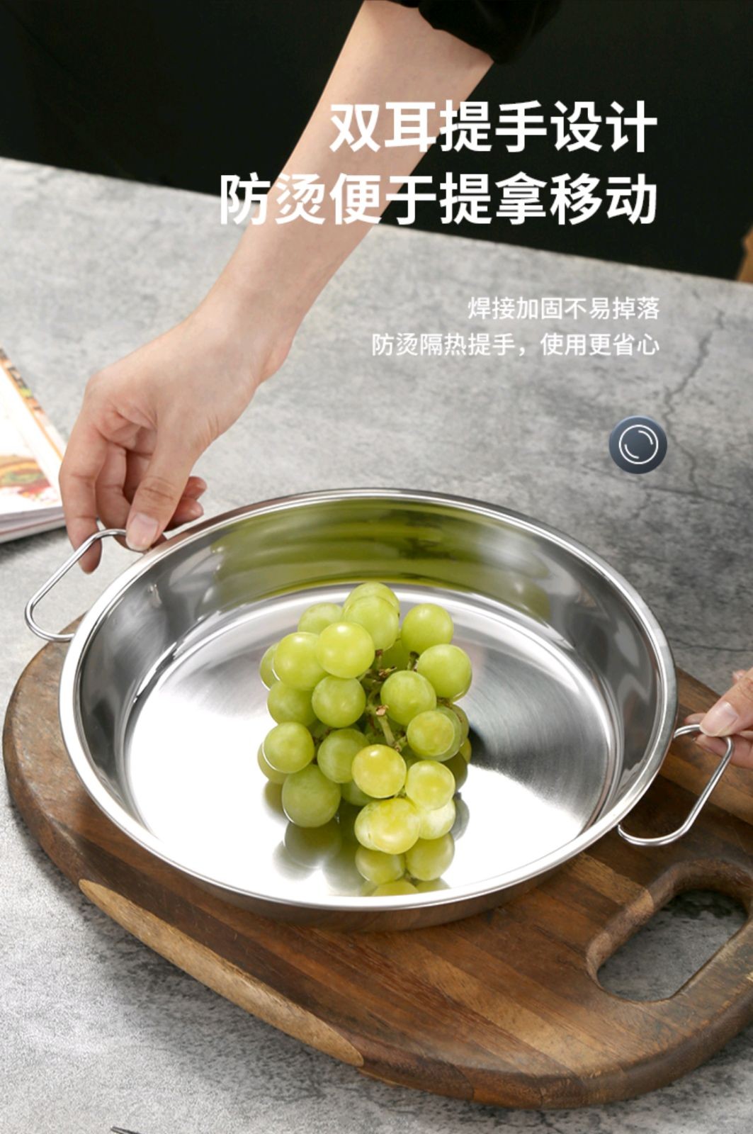 COTV全球直播-潮州市潮安区彩塘镇万佳兴五金厂专业生产：各种不锈钢汤盆、面盆、韩式盆、圆盘、糕盘等系列产品，欢迎大家光临！