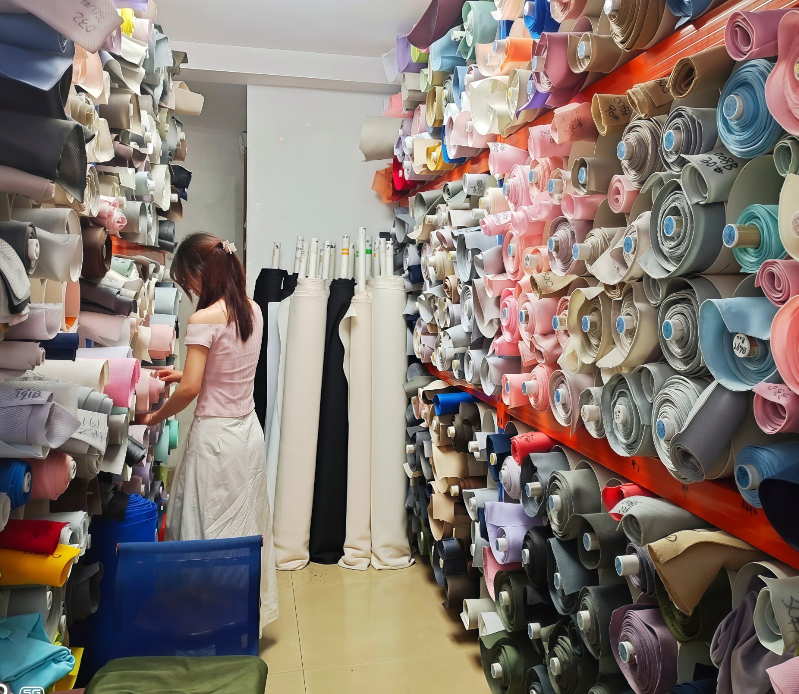 COTV全球直播-温岭市辰和鞋材有限公司、温岭市横峰格美布行经营:三层网、编织布、牛津布、仿真羊毛、莱卡弹力布、飞织布、长毛绒、麂皮绒、蒙古绒、毛毡布、水晶超柔，里布、热熔胶等产品，欢迎大家光临！