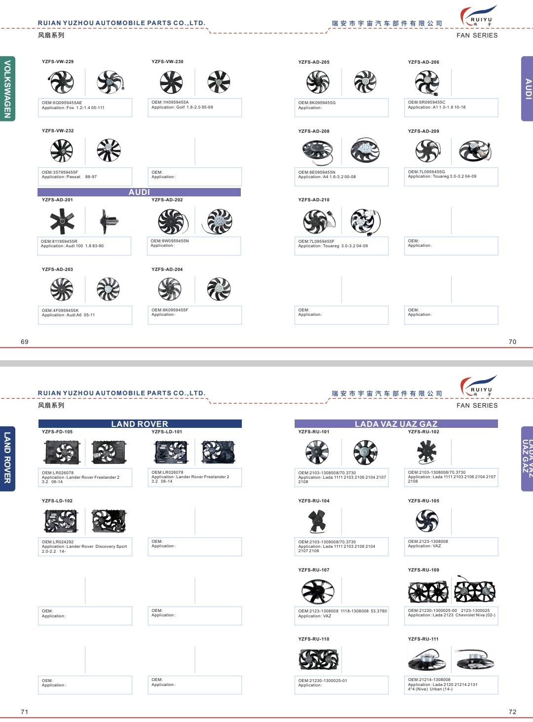 COTV全球直播:温州瑞誉汽车冷却系统有限公司专业生产: 汽车散热器、散热器风扇、暖风水阀等汽车冷却系统产品，.设计创新、匠心制造，散热效果好，欢迎大家光临！