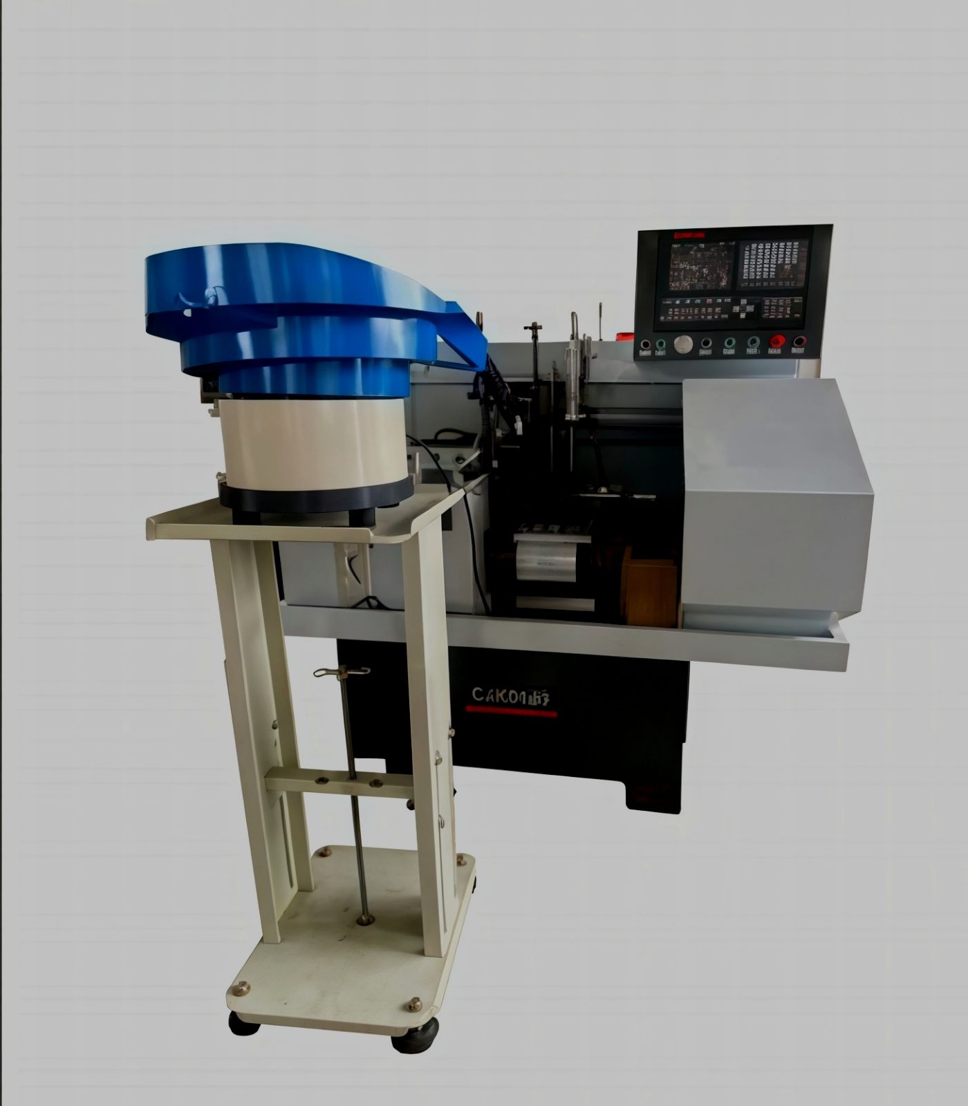 COTV全球直播-温州市峰顺自动化有限公司专业生产：全自动数控机床、油压机床、车铣复合机床、不锈钢振动盘、各种电主轴机头、自动车床，攻丝机打横孔、冲床调直落料机等产品，欢迎大家光临！